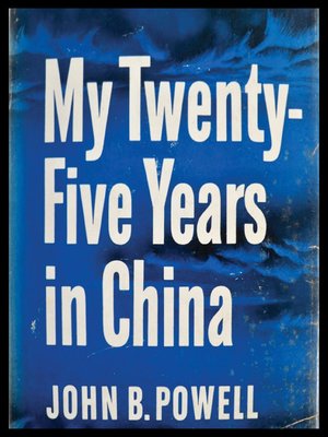 cover image of My Twenty-Five Years In China